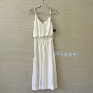 Brochu Walker, Leda white midi skirt and matching tank, NWT